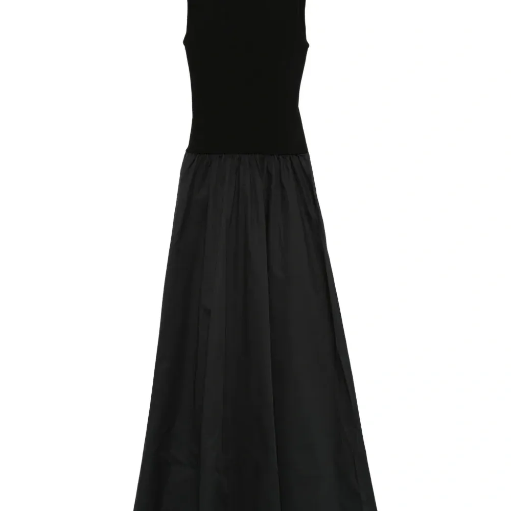 платье макси со вставками