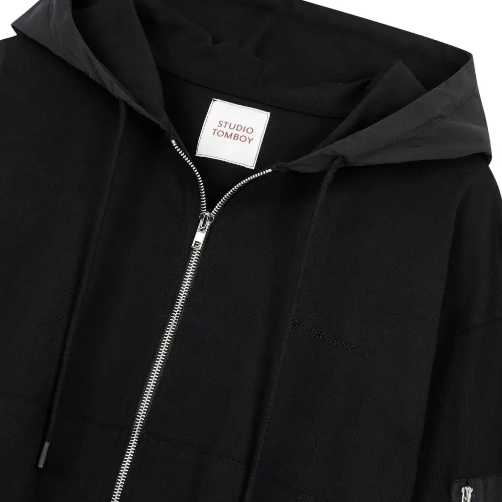 Толстовка на молнии с капюшоном