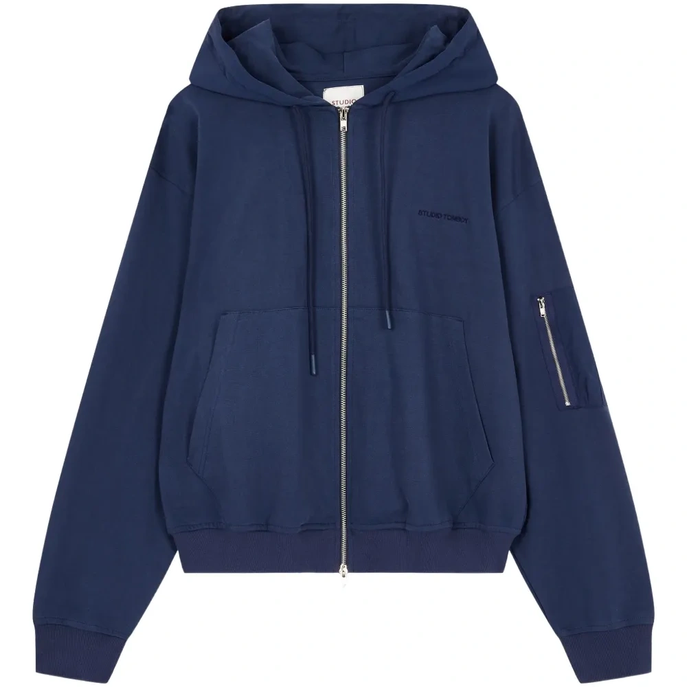 Толстовка на молнии с капюшоном