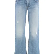 Джинсы с бахромой Джинсы с бахромой