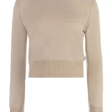 Футболка с отделкой в рубчик Футболка с отделкой в рубчик