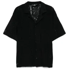 Рубашка в технике кроше