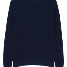 Жаккардовый свитер с узором