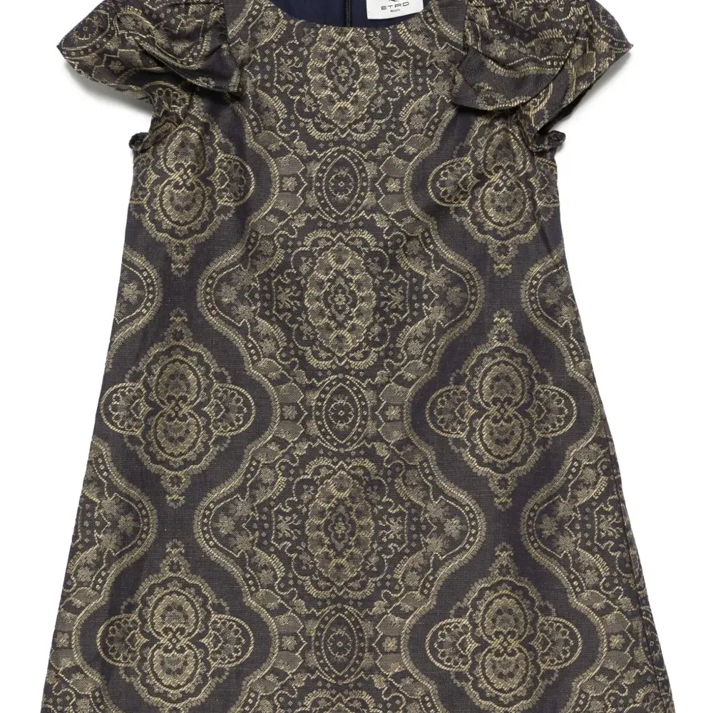 Жаккардовое платье damask