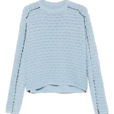 Свитер с круглым вырезом