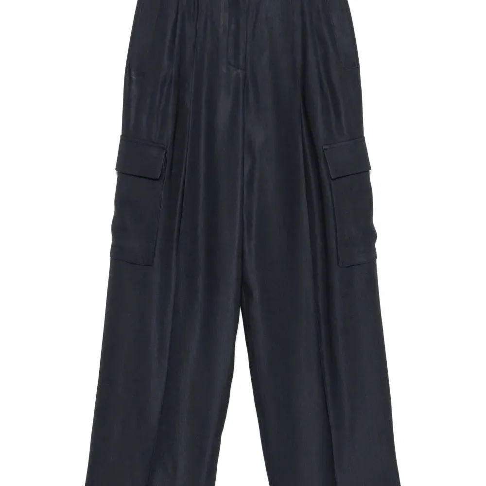 Брюки карго со складками