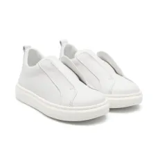 Кожаные кроссовки