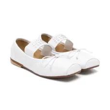 Балетки на плоской подошве