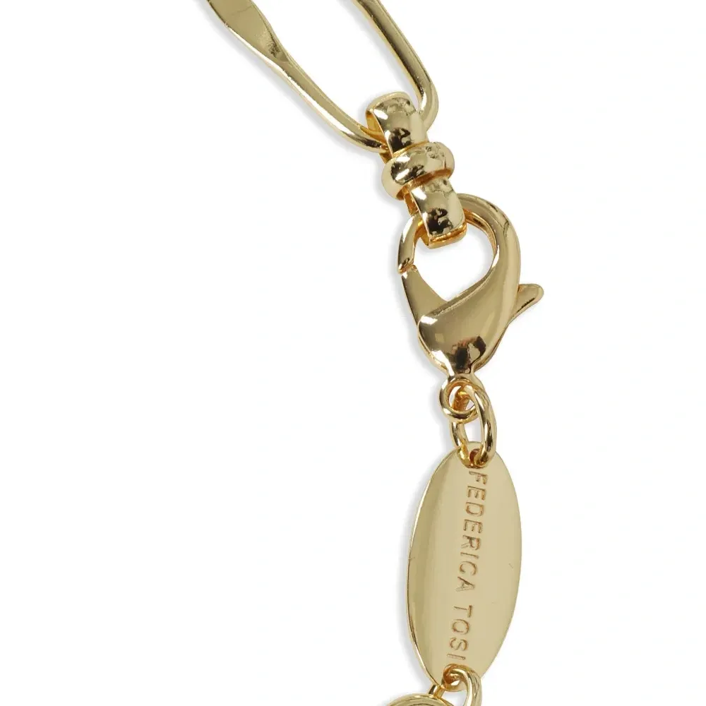 Позолоченное колье