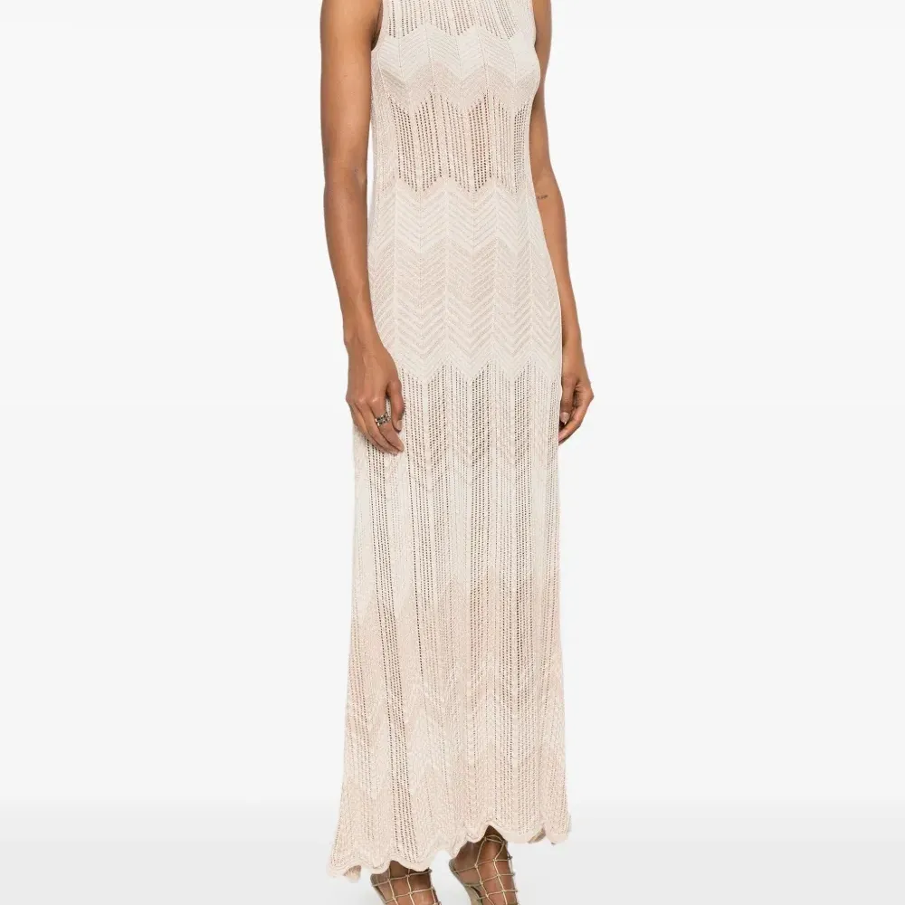 Платье макси с узором шеврон Платье макси с узором шеврон
