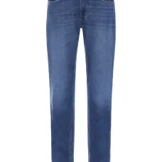 Джинсы скинни с логотипом