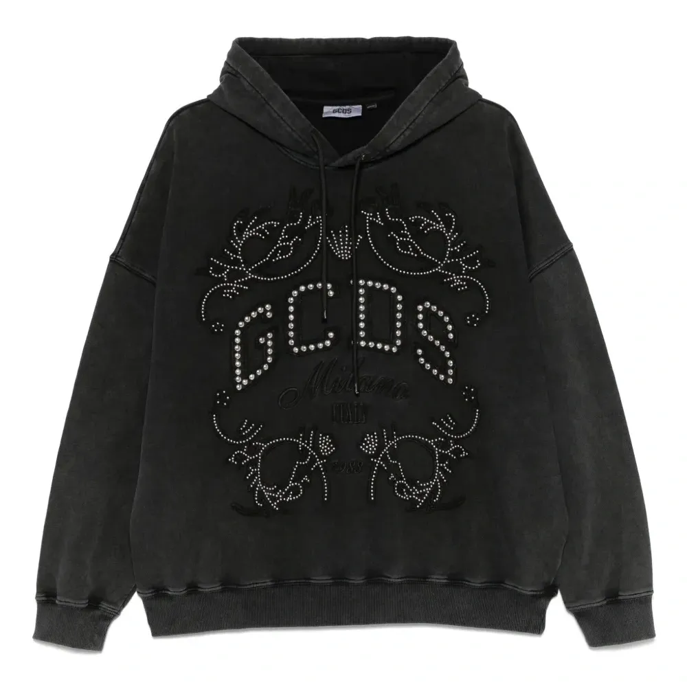 Худи с нашивкой-логотипом