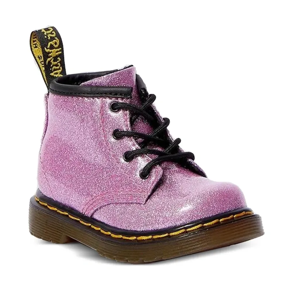 Ботинки 1460 Glitter Dark Pink Glitter