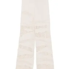 Трикотажные брюки с зебровым принтом