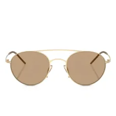 Солнцезащитные очки в круглой оправе