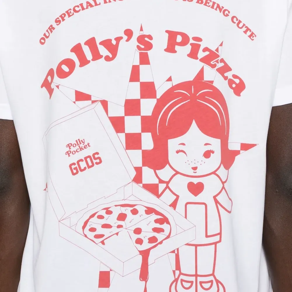 футболка Pizza из коллаборации с Polly Pocket