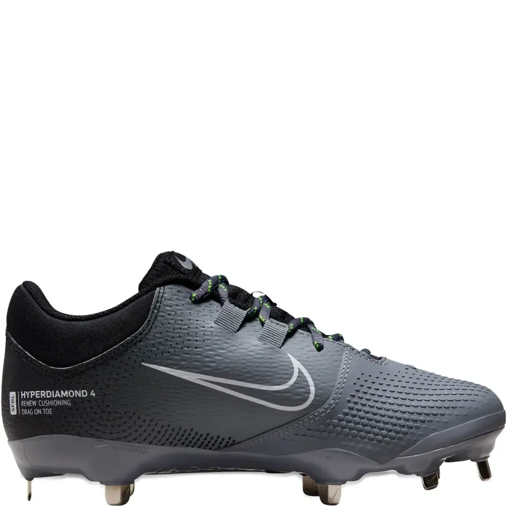 Кроссовки Hyperdiamond 4 Pro Black/Cool Grey/Volt/White