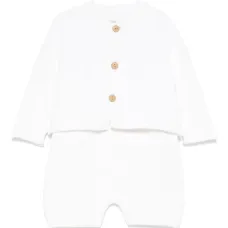 Комплект из трех комбинезонов с вышивкой