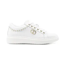 Кожаные кроссовки