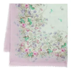 шарф с цветочным принтом шарф с цветочным принтом