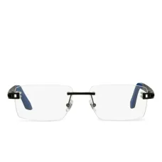 Очки в безободковой оправе