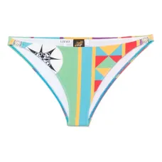 Плавки бикини с геометричным принтом из коллаборации с Paula's Ibiza