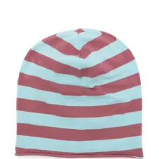Шапка бини в полоску