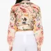 блузка с цветочным принтом