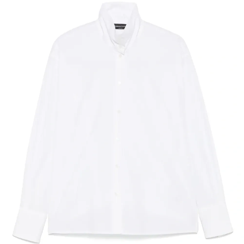 Поплиновая рубашка