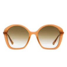 Солнцезащитные очки в массивной оправе