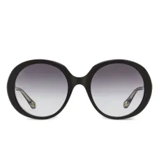 Солнцезащитные очки в массивной оправе