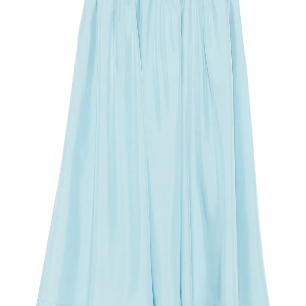 Шелковая юбка макси