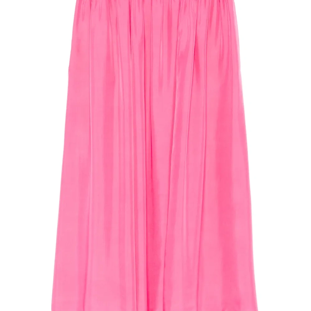 Шелковая юбка макси