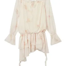 Платье с оборками