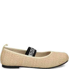 Балетки с логотипом