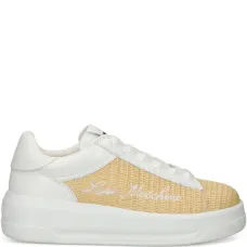 Кроссовки с вышитым логотипом