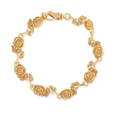 Браслет с цветочным декором