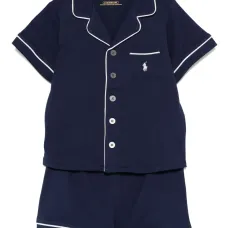 Комплект из рубашки и шортов с вышивкой Polo Pony