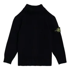 свитер с высоким воротником и накладным карманом свитер с высоким воротником и накладным карманом