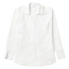 Платье-рубашка в полоску с длинными рукавами