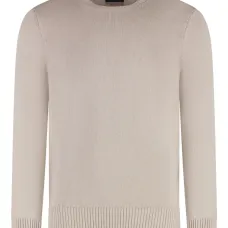 свитер с круглым вырезом