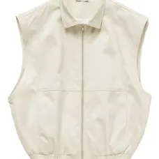 Габардиновый жилет на молнии