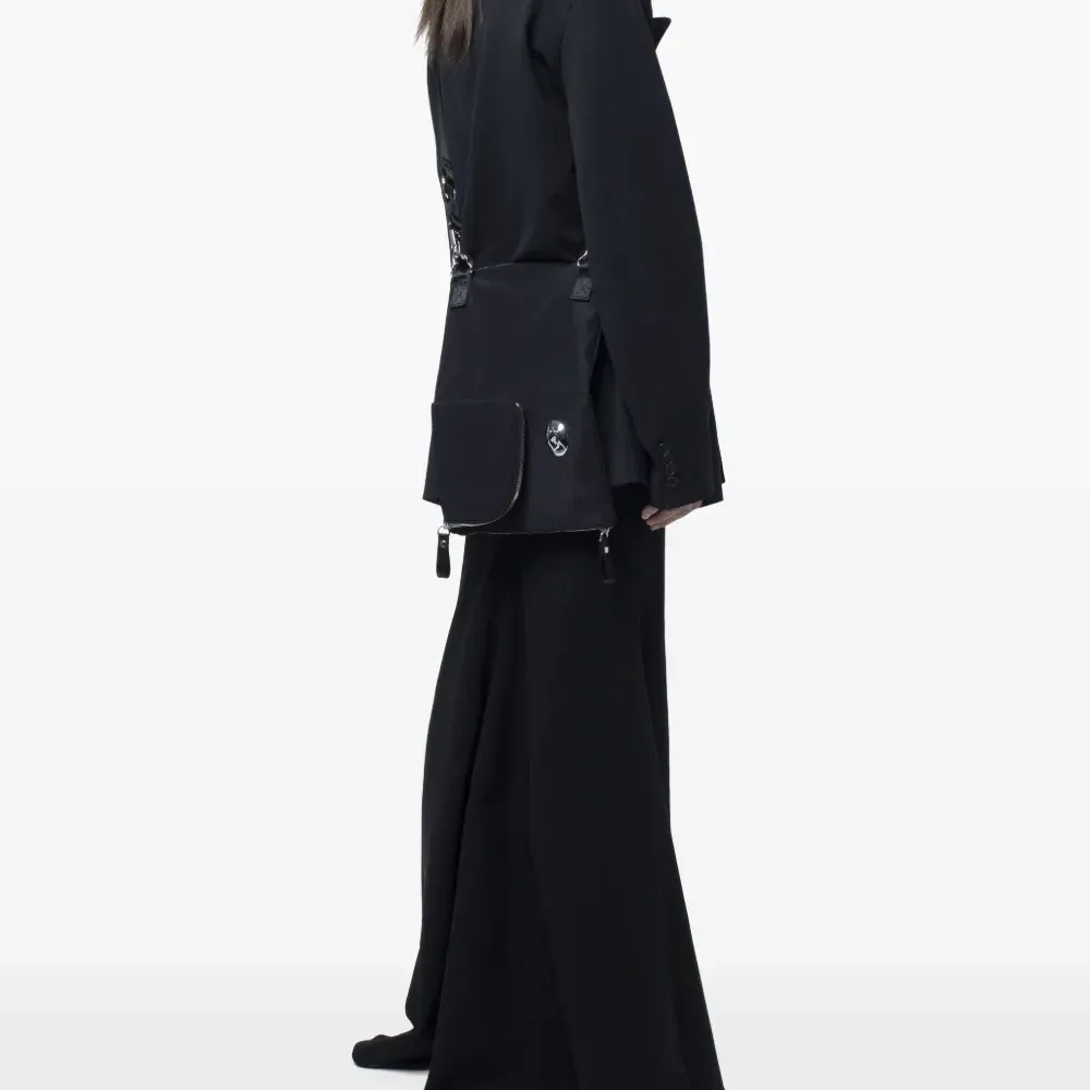 Сумка через плечо с косой молнией