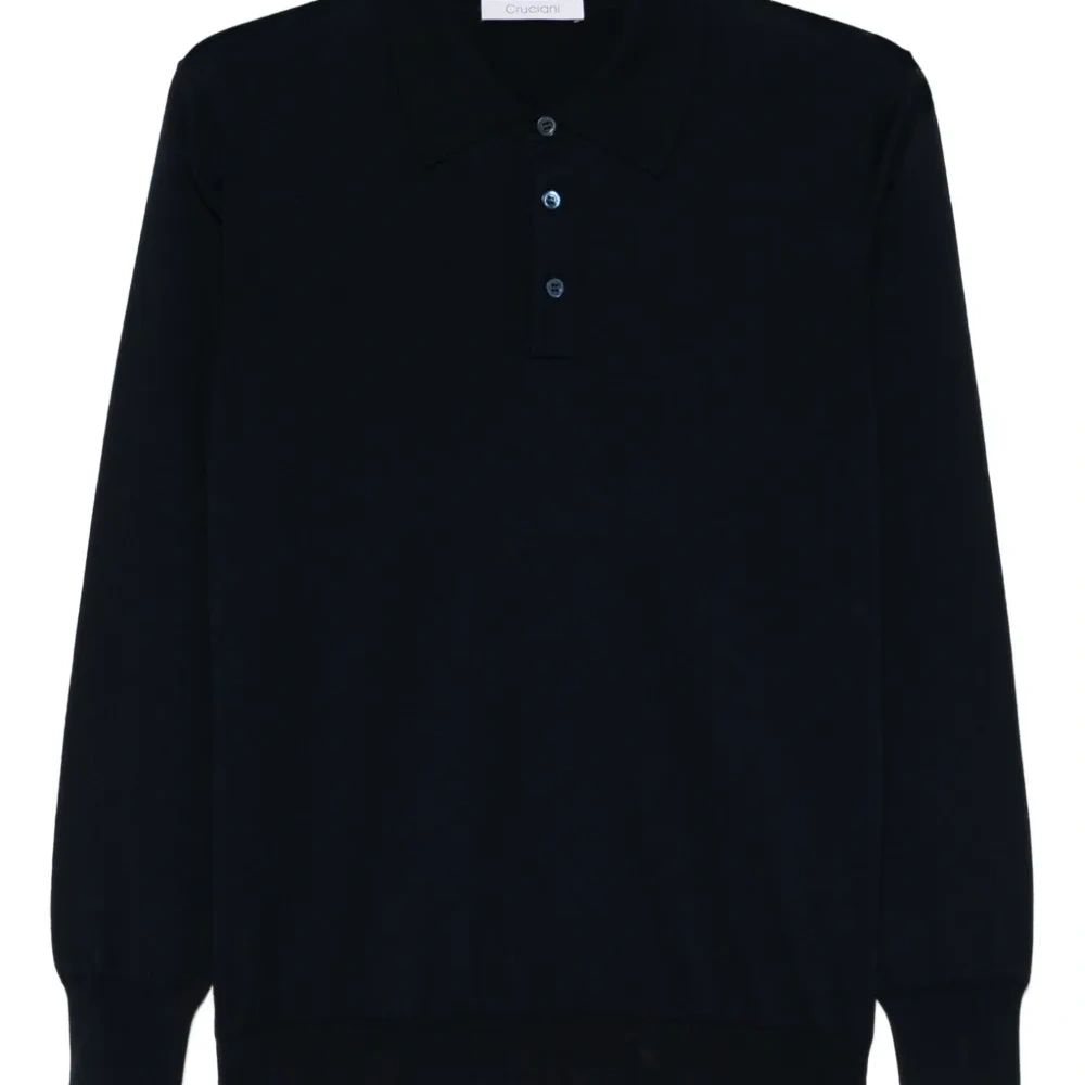 Рубашка поло в рубчик