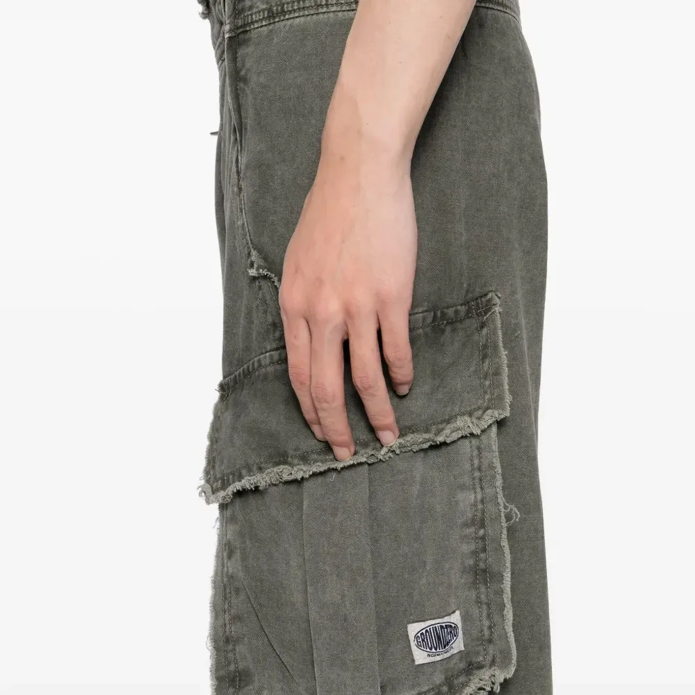 Брюки карго с бахромой Брюки карго с бахромой