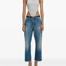 Боди с высоким вырезом