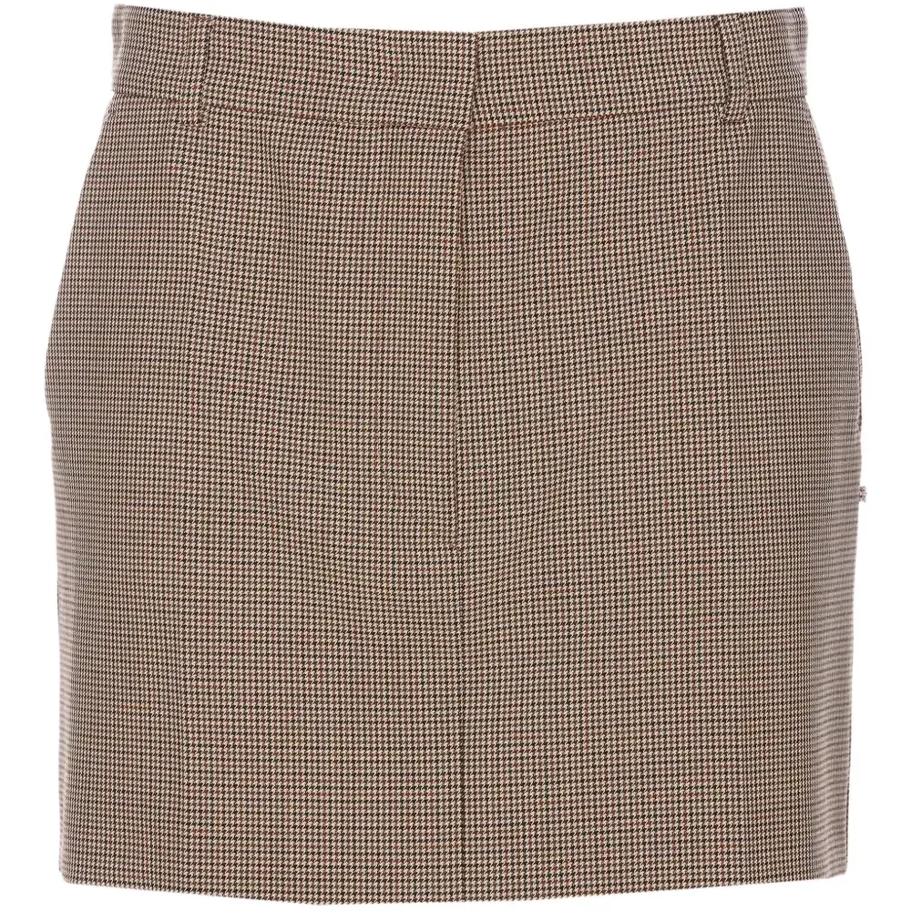 юбка мини в клетку