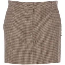 юбка мини в клетку