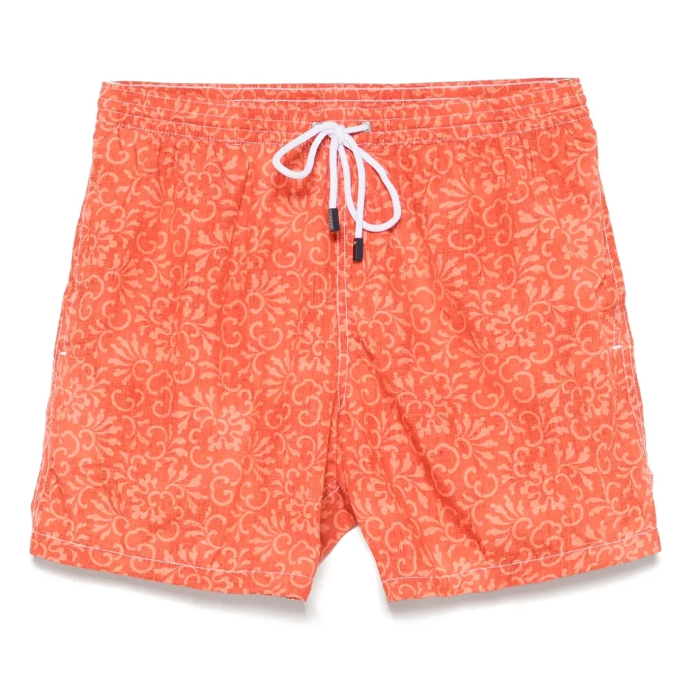 Плавки-шорты с цветочным принтом