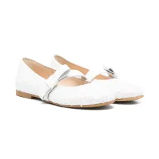 Балетки с бантом